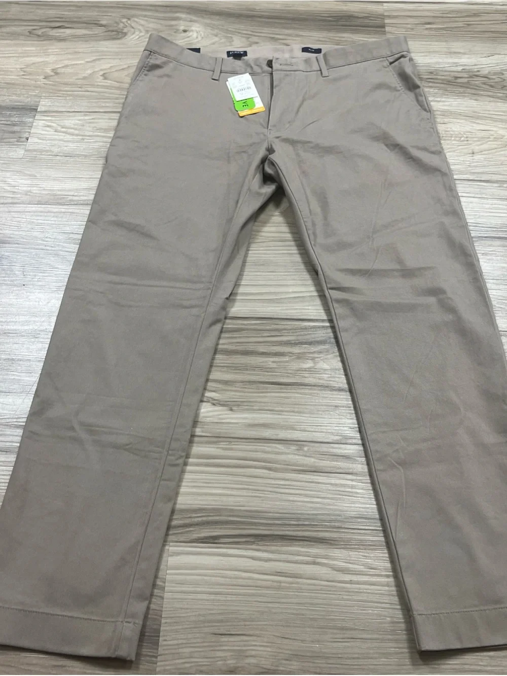J.Crew Flex Slim Fit Chino Pants TruTemp 365 Mens 36x30 BZ109 NWT $118